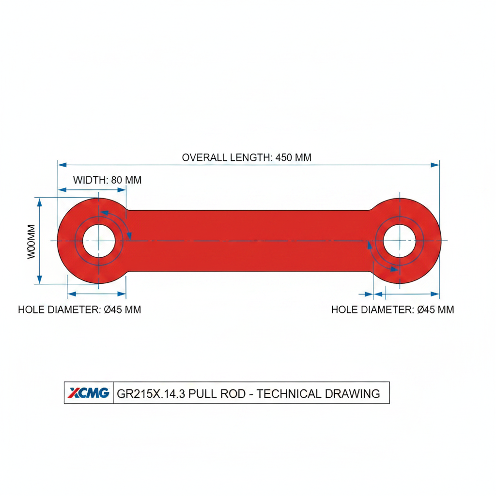 380900916 Pull Rod - Dimension Diagram