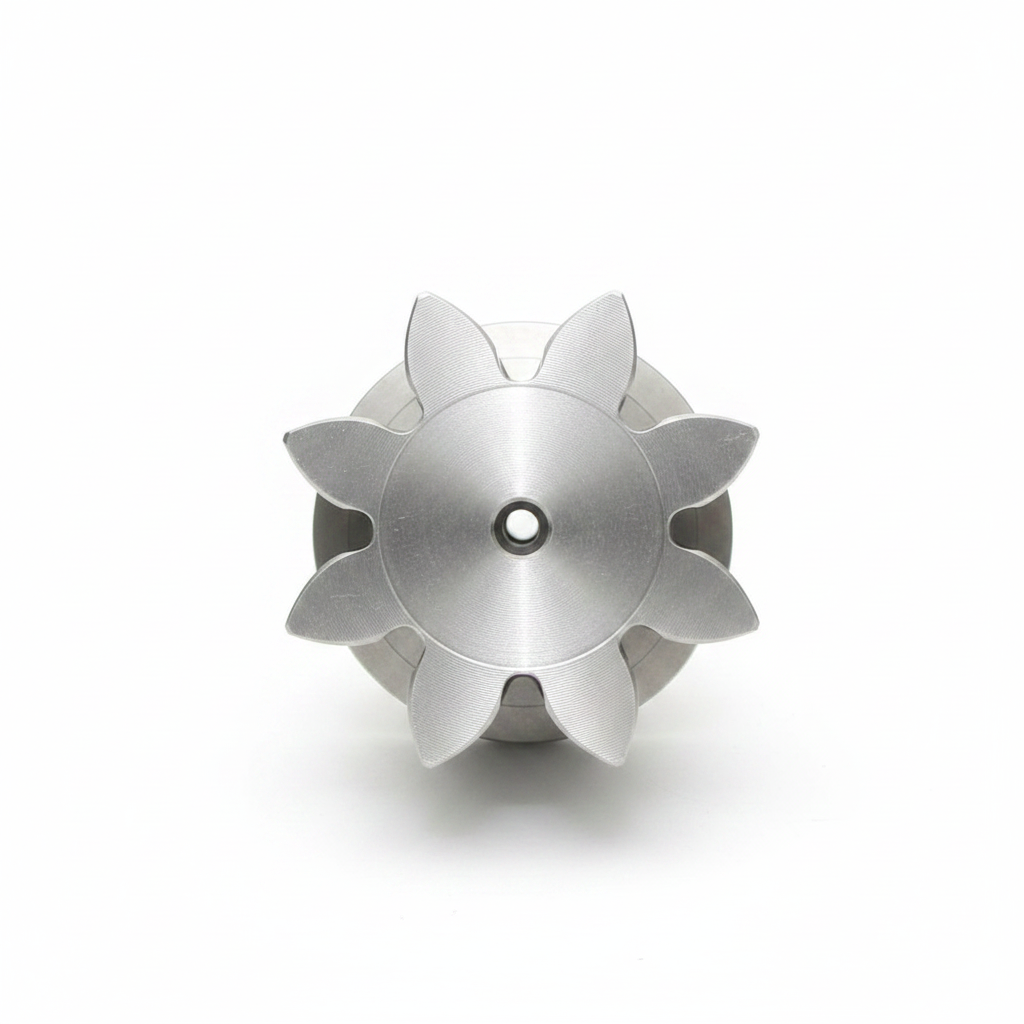 Bevel Gear Shaft - Gear Face View