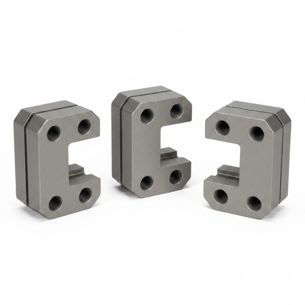 C-type Clamp Block - Front View