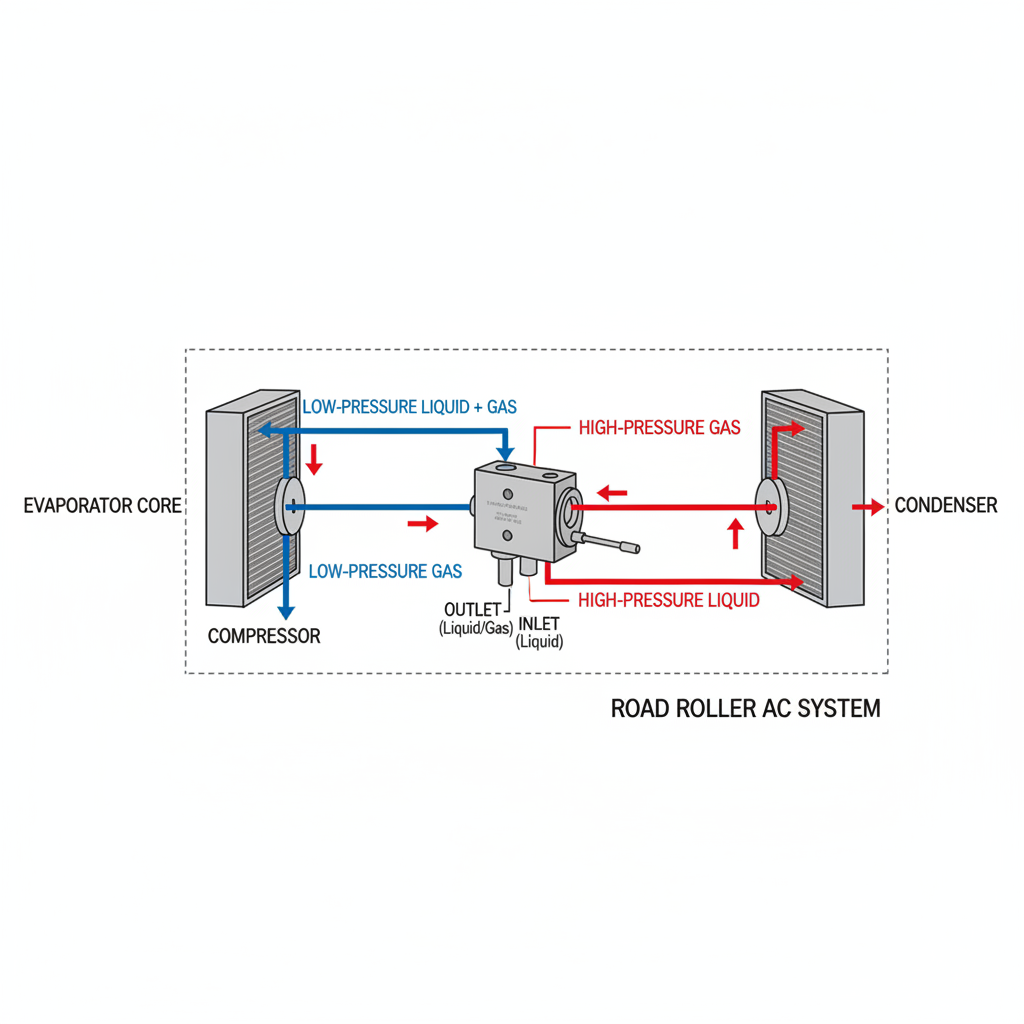 AC Expansion Valve - Installation Diagram