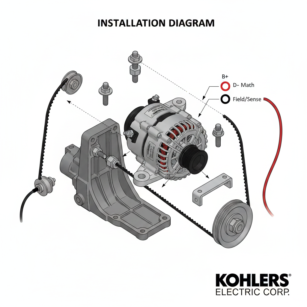 Alternator - Installation Diagram