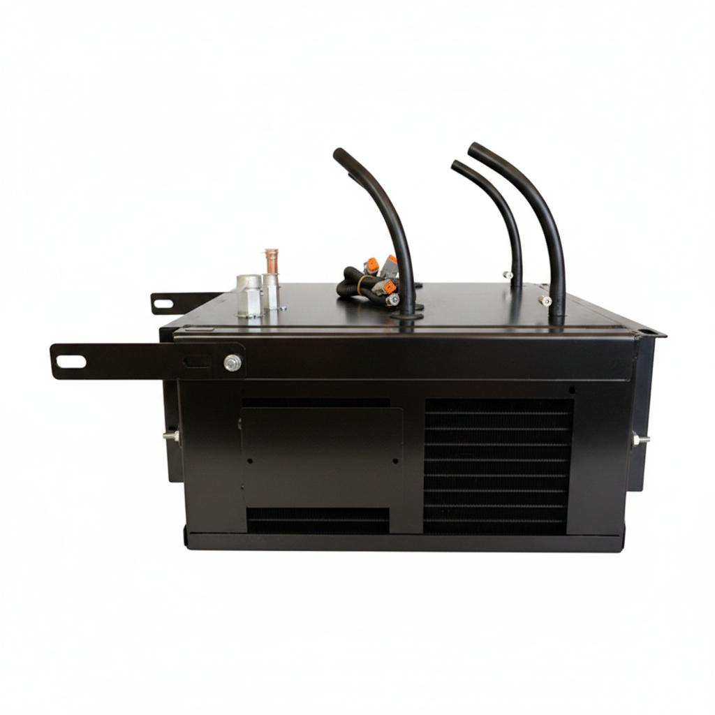 XCMG Condenser Core Assembly - Side View
