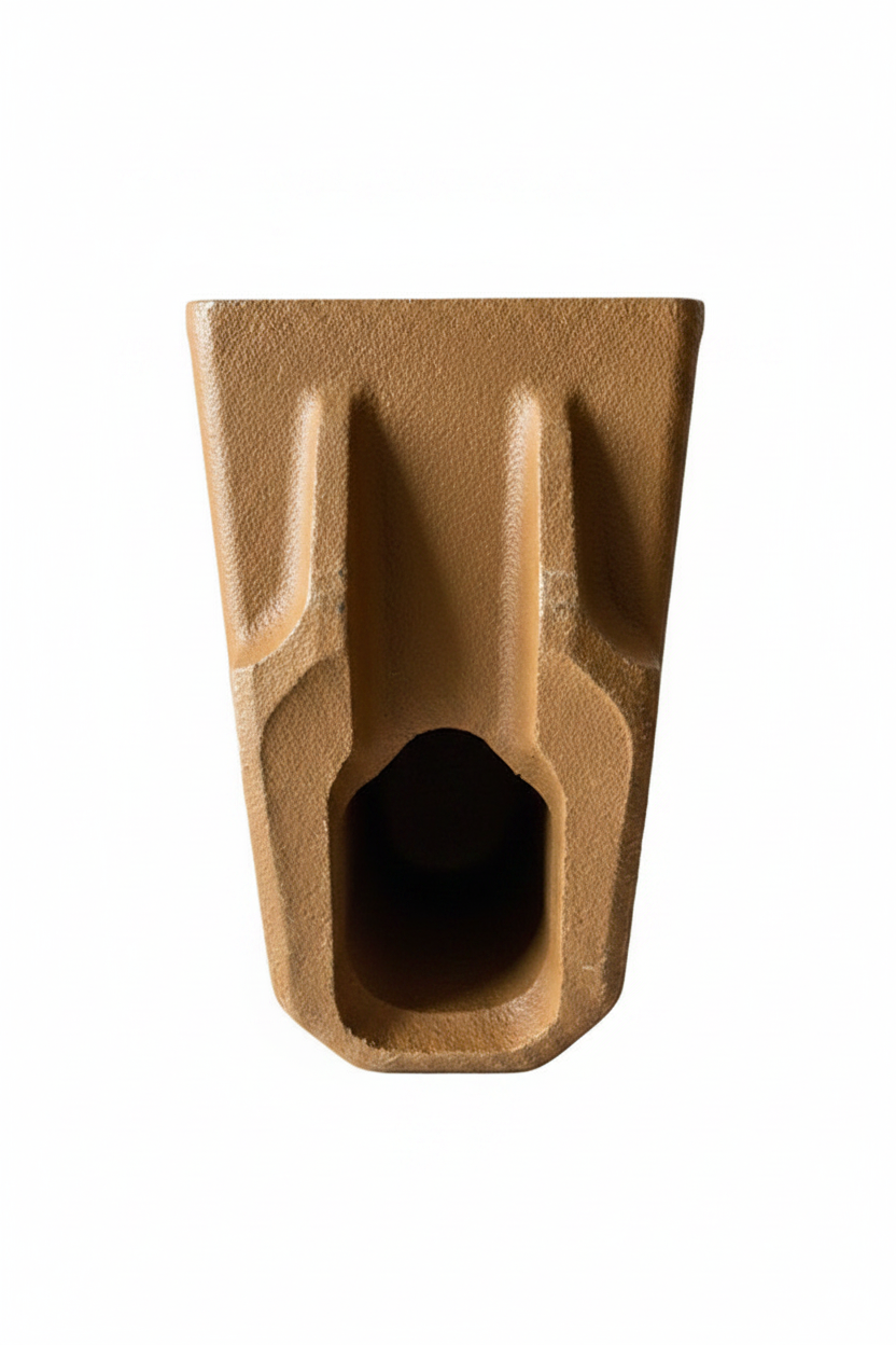 XCMG XE335C Reinforced Bucket Teeth - Rear Socket View