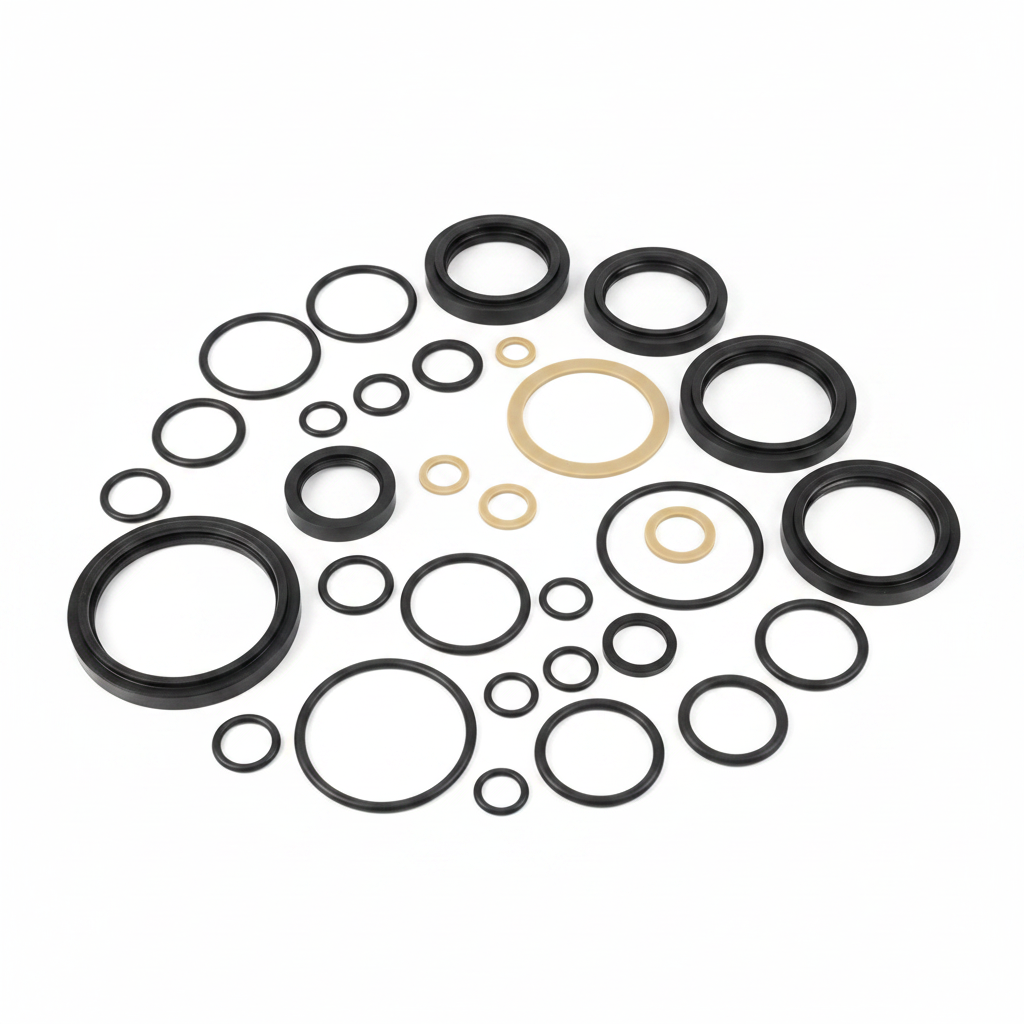 Center Swivel Joint Repair Kit 860150938 - Kit contents laid out
