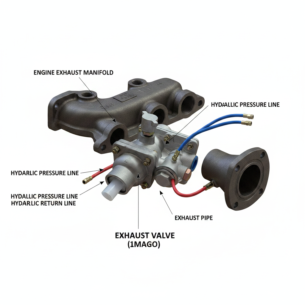 Exhaust Valve - Installation Diagram