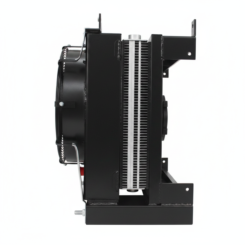 XCMG XS183J Hydraulic Oil Cooler - Side Profile View