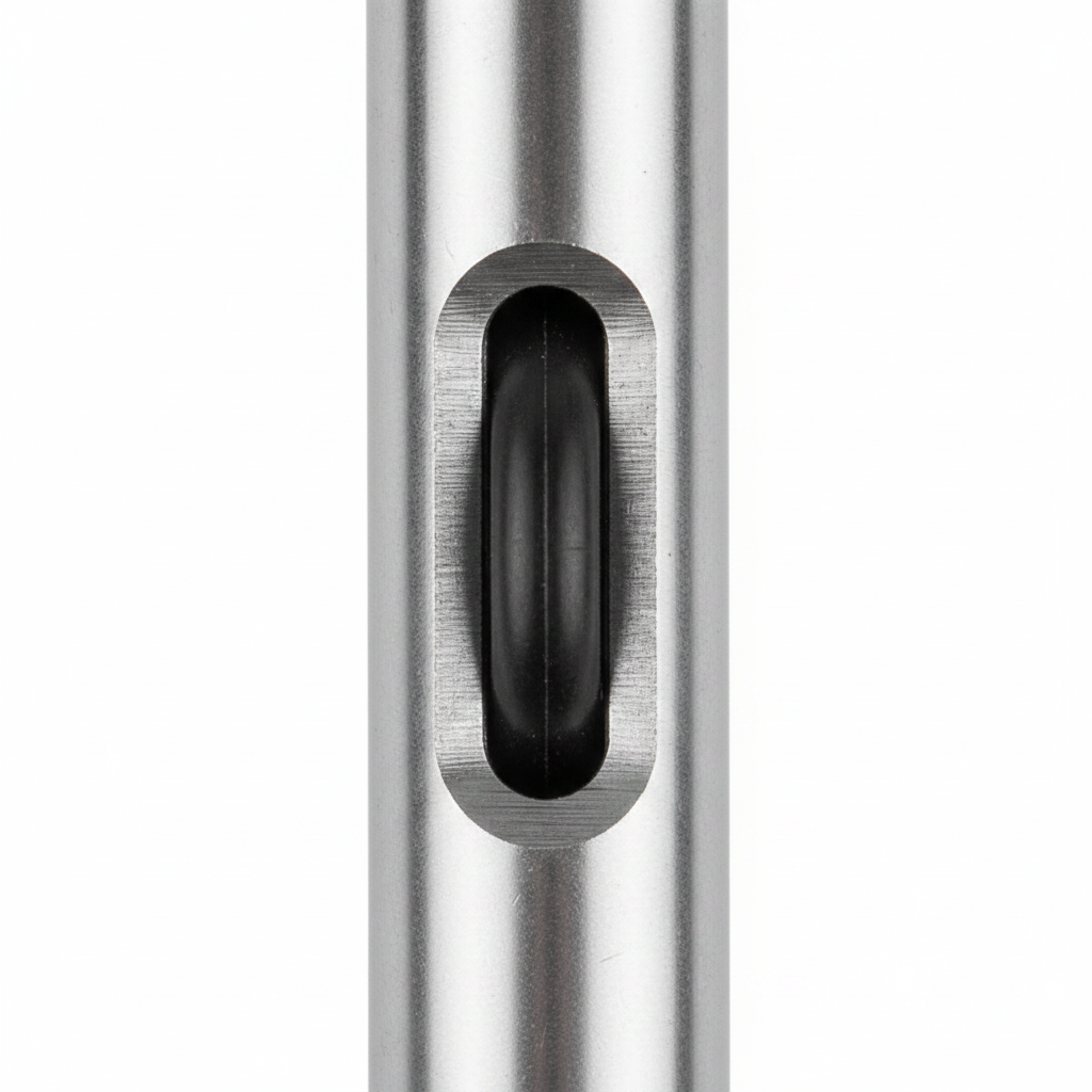 XCMG XE215C Chain Link Pin - Rubber Seal Detail