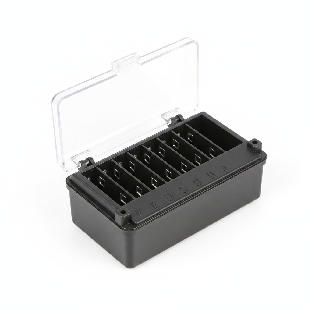 XCMG Fuse Box 803605450 - 45 Degree Open Cover View