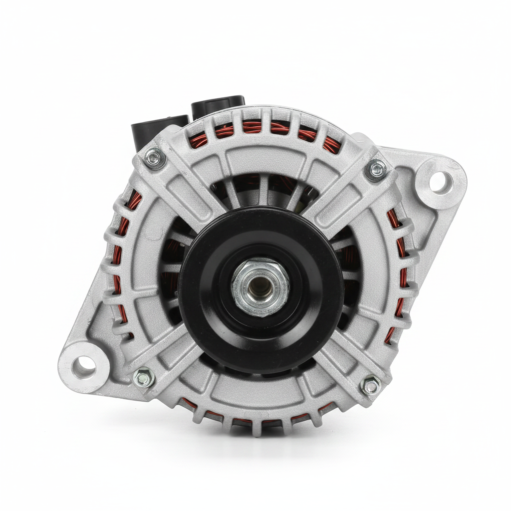 HG1500090093 SINOTRUK Alternator - Pulley/Bottom View