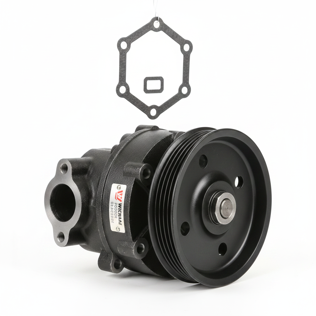 Weichai Water Pump 612600061739 - 45 Degree View