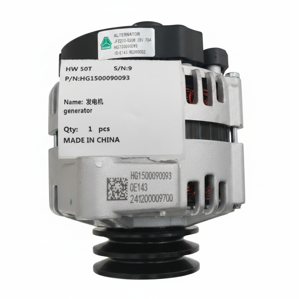 HG1500090093 SINOTRUK Alternator - Front View
