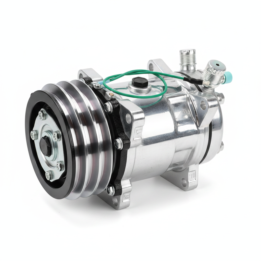 AC Compressor - 45 Degree View