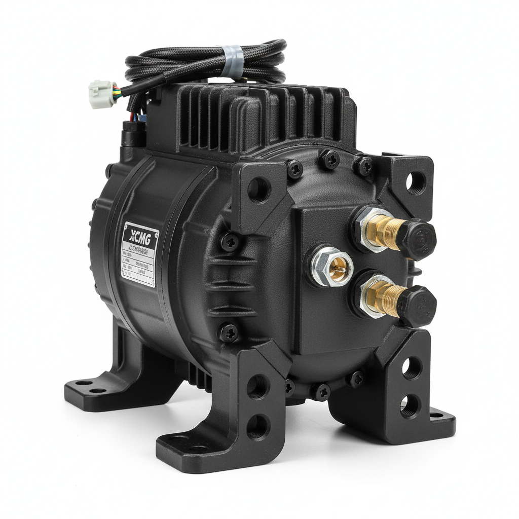 800166822 AC Compressor - Rear Port View