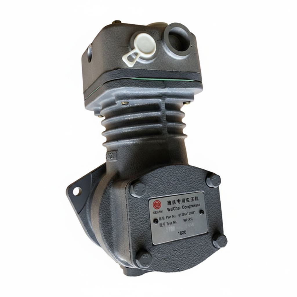 Weichai Air Compressor Assembly - Front View