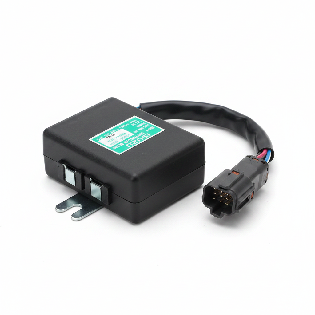 ISUZU Glow Plug Controller 8605822211 - Label and Connector Detail