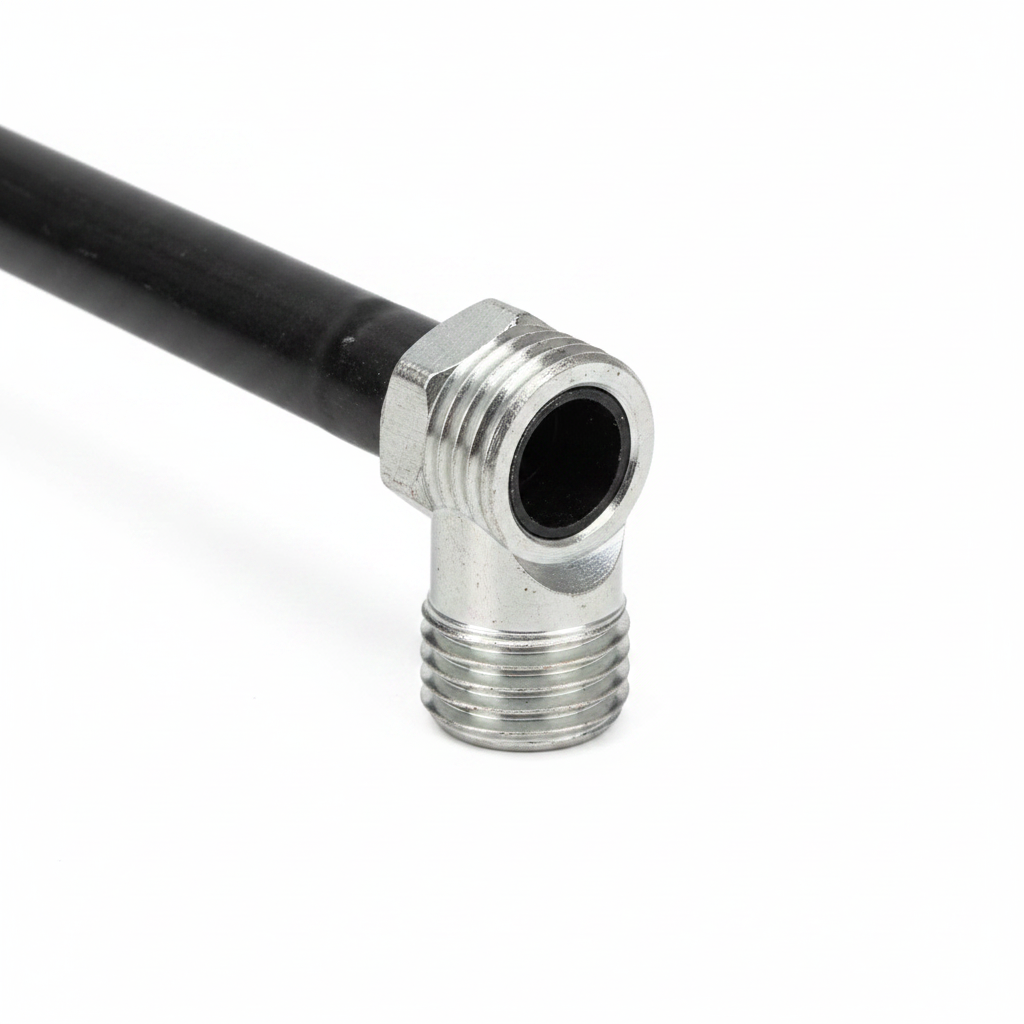 XCMG Diesel Pipe 612600083693 - Bottom Threaded Fitting