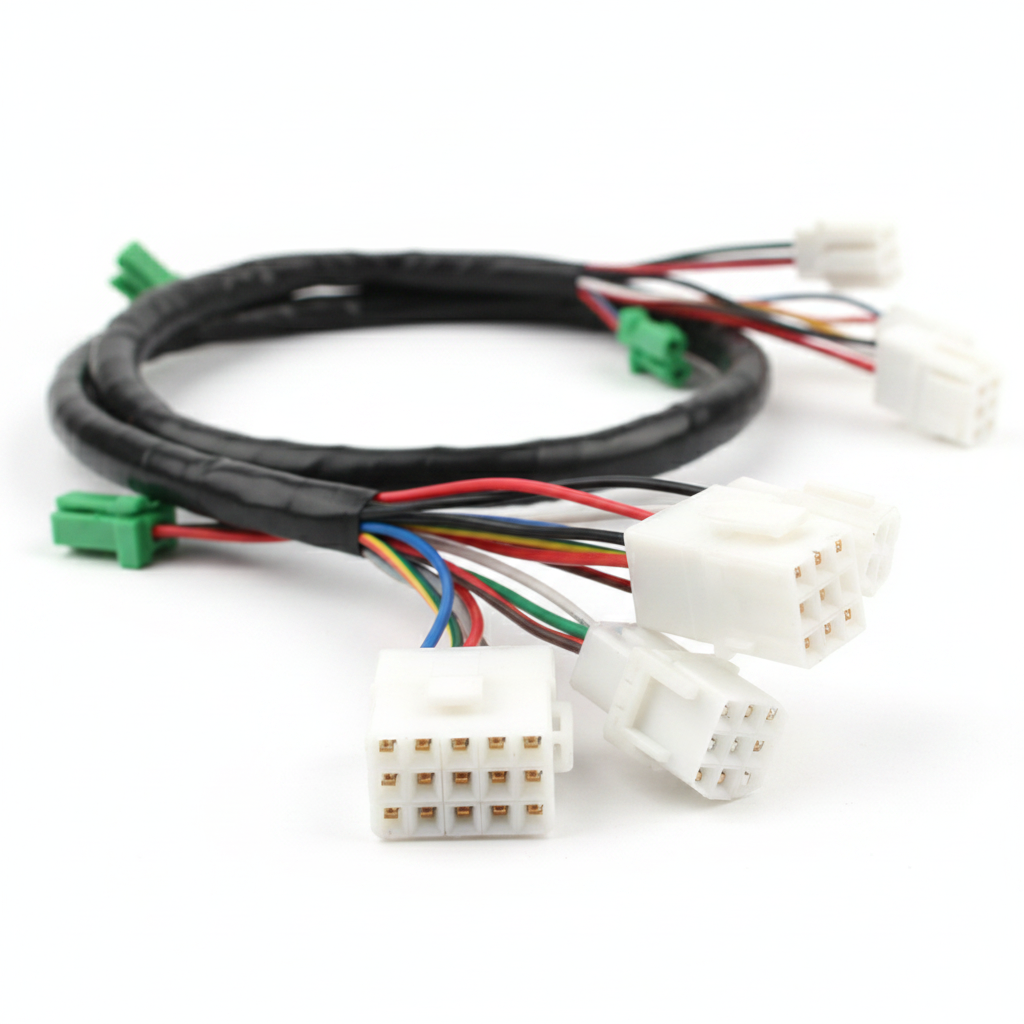 803593254 Wiring Harness - White Connector Detail