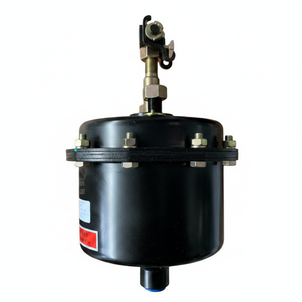 Hand Brake Booster Cylinder Assembly - Side profile view