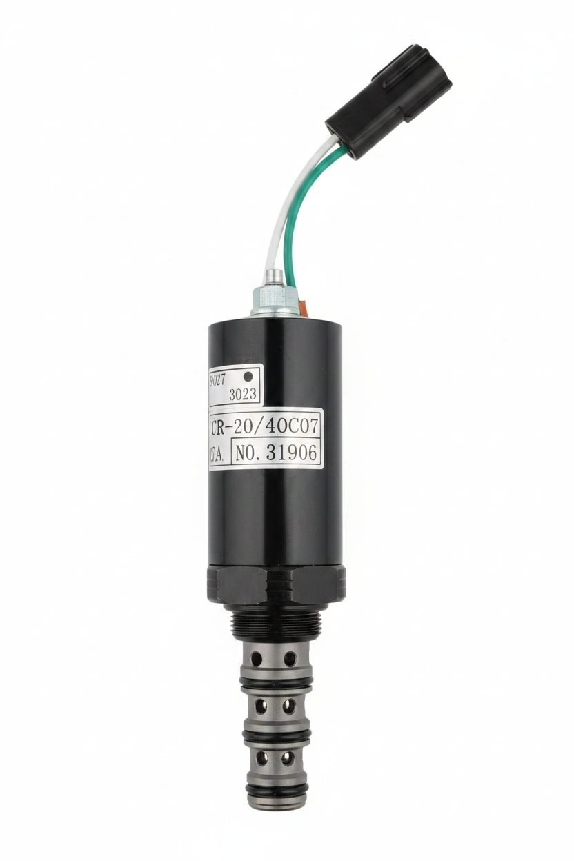 XCMG Solenoid Valve 8601267061 - Full Assembly View