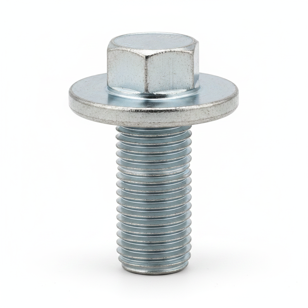 XCMG Hex Flange Bolt - Front View
