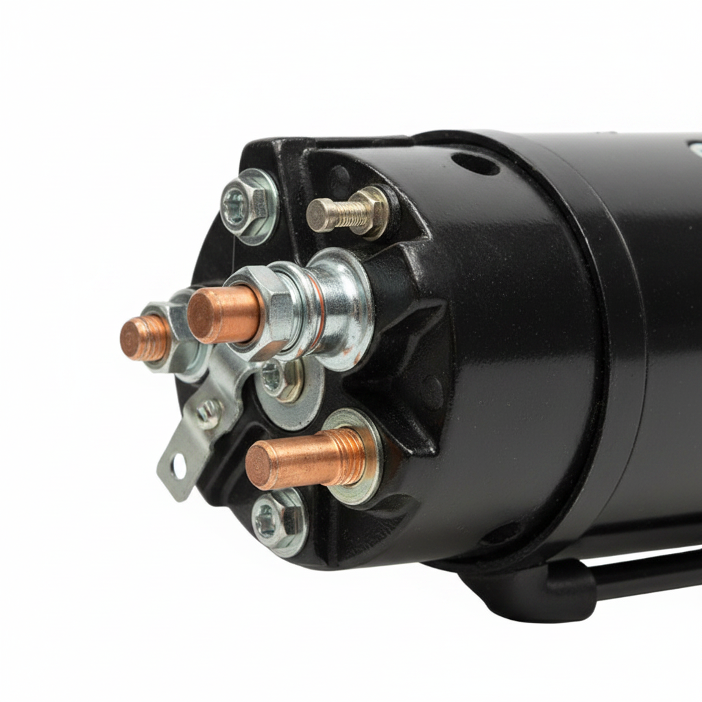 612600090340 XCMG Starter Motor - Solenoid Terminal Detail