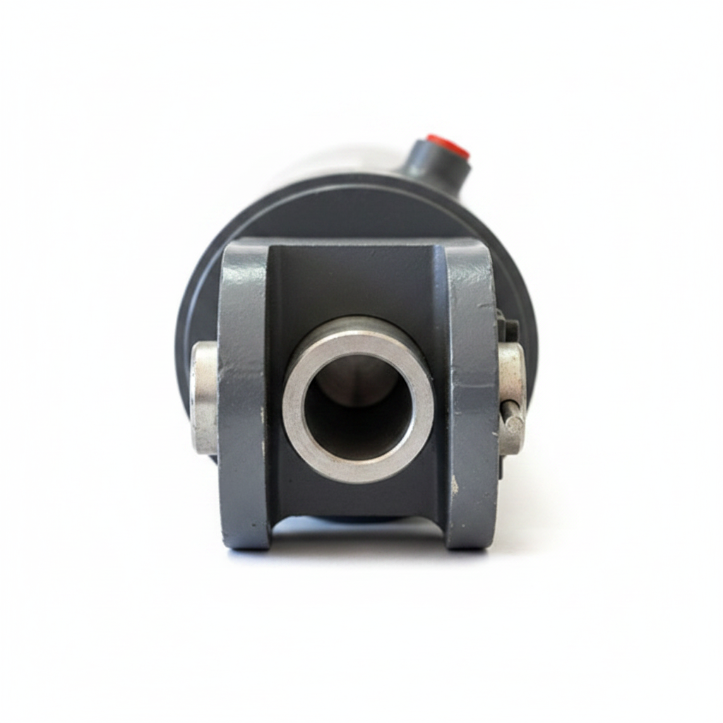 803081717 XCMG Steering Cylinder Assembly - Clevis End Detail