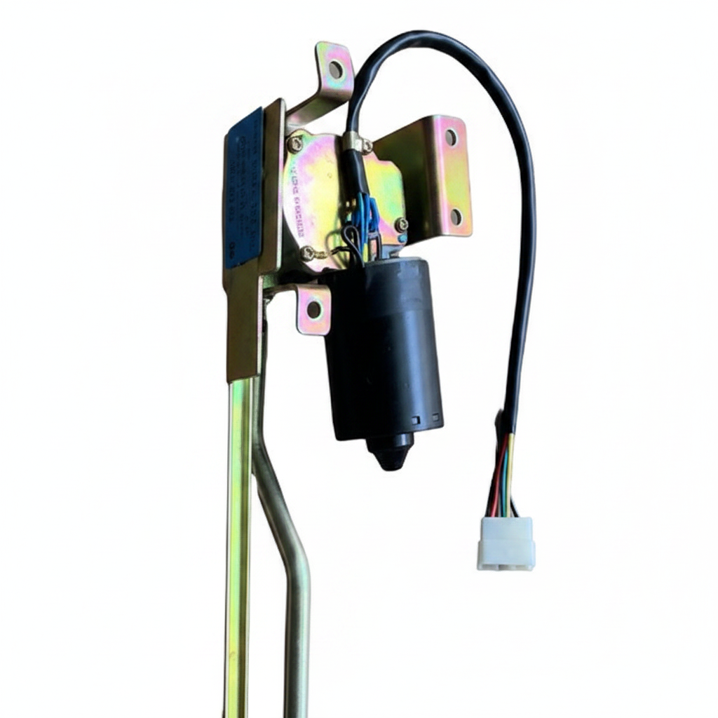 XCMG Wiper Motor Assembly - Motor and Connector Detail
