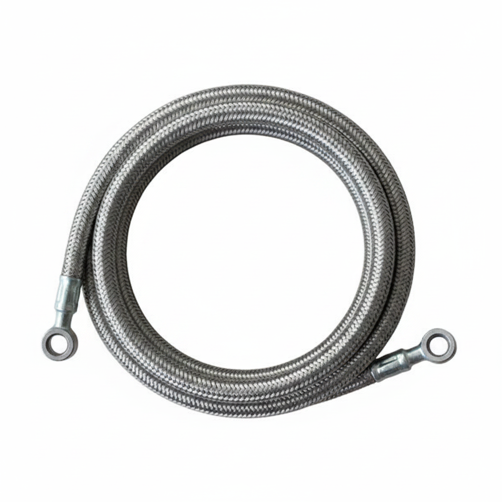 XCMG Diesel Pipe 612600080072 - Front Coiled View