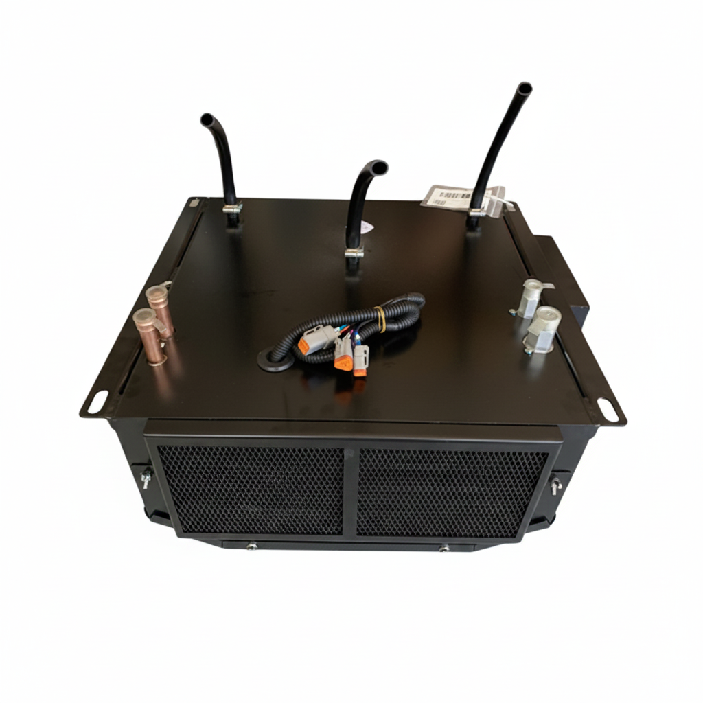XCMG Condenser Core Assembly - Front 3/4 View