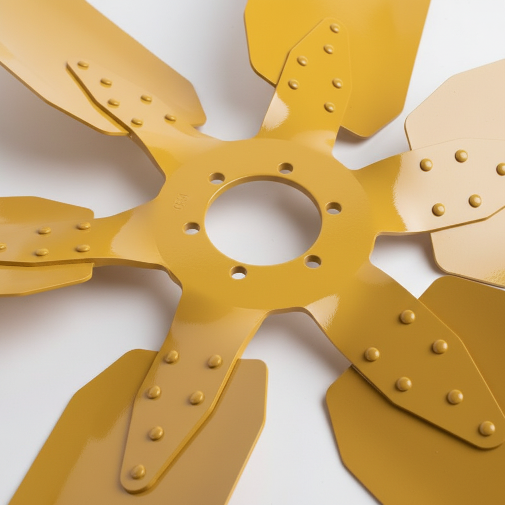 Engine Cooling Fan - Hub Close-up