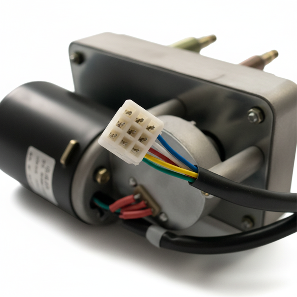 Front Wiper Assembly 802101279 - Electrical connector detail