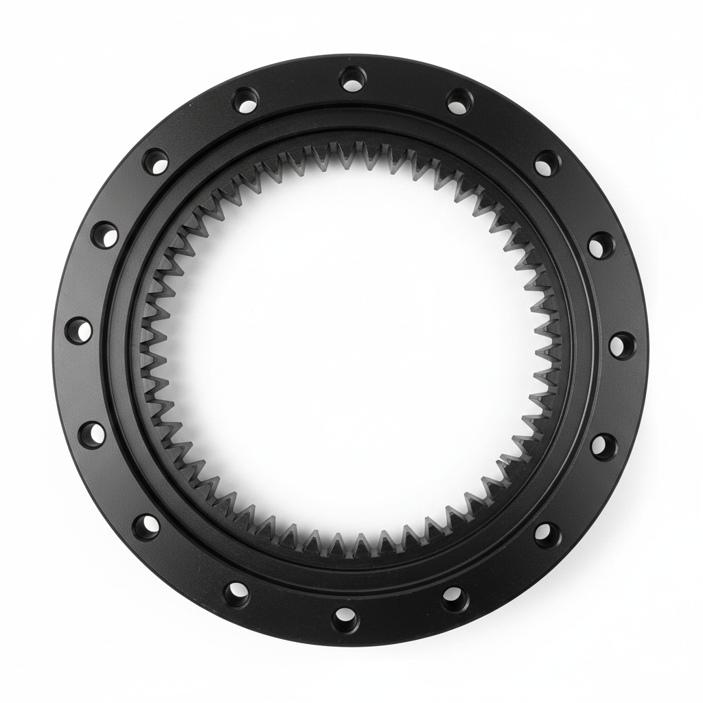 Slewing Bearing J000097 - Top-down view showing gear teeth