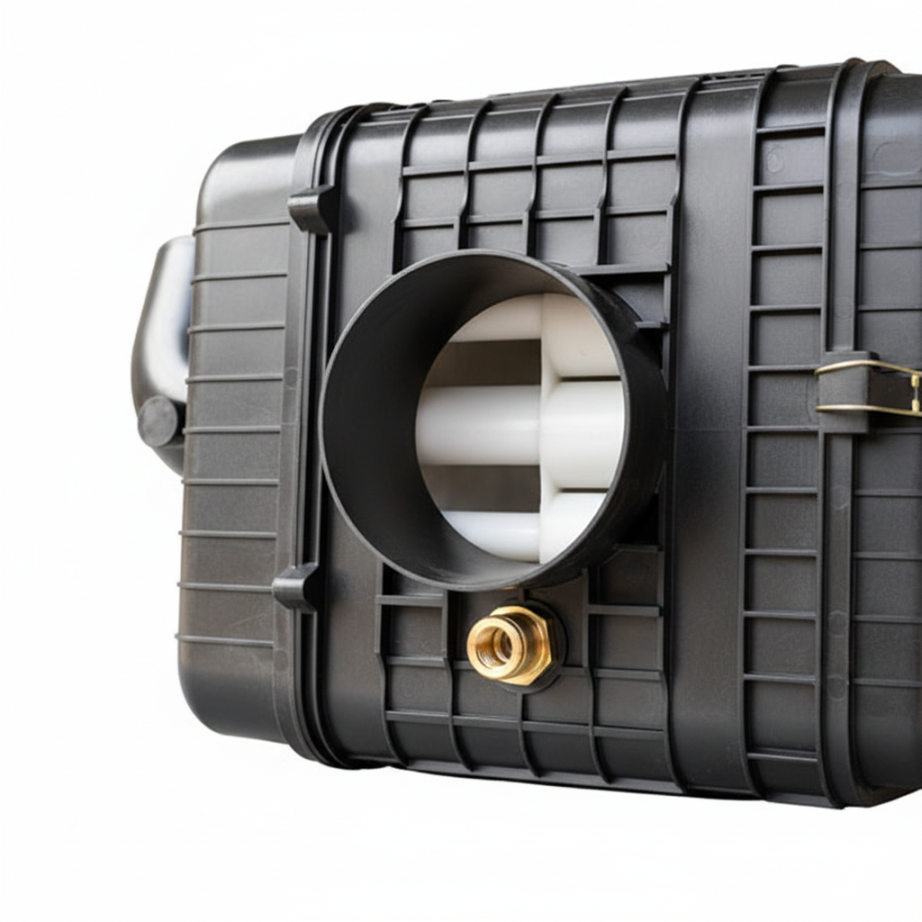 XCMG Air Filter Body - Port Detail