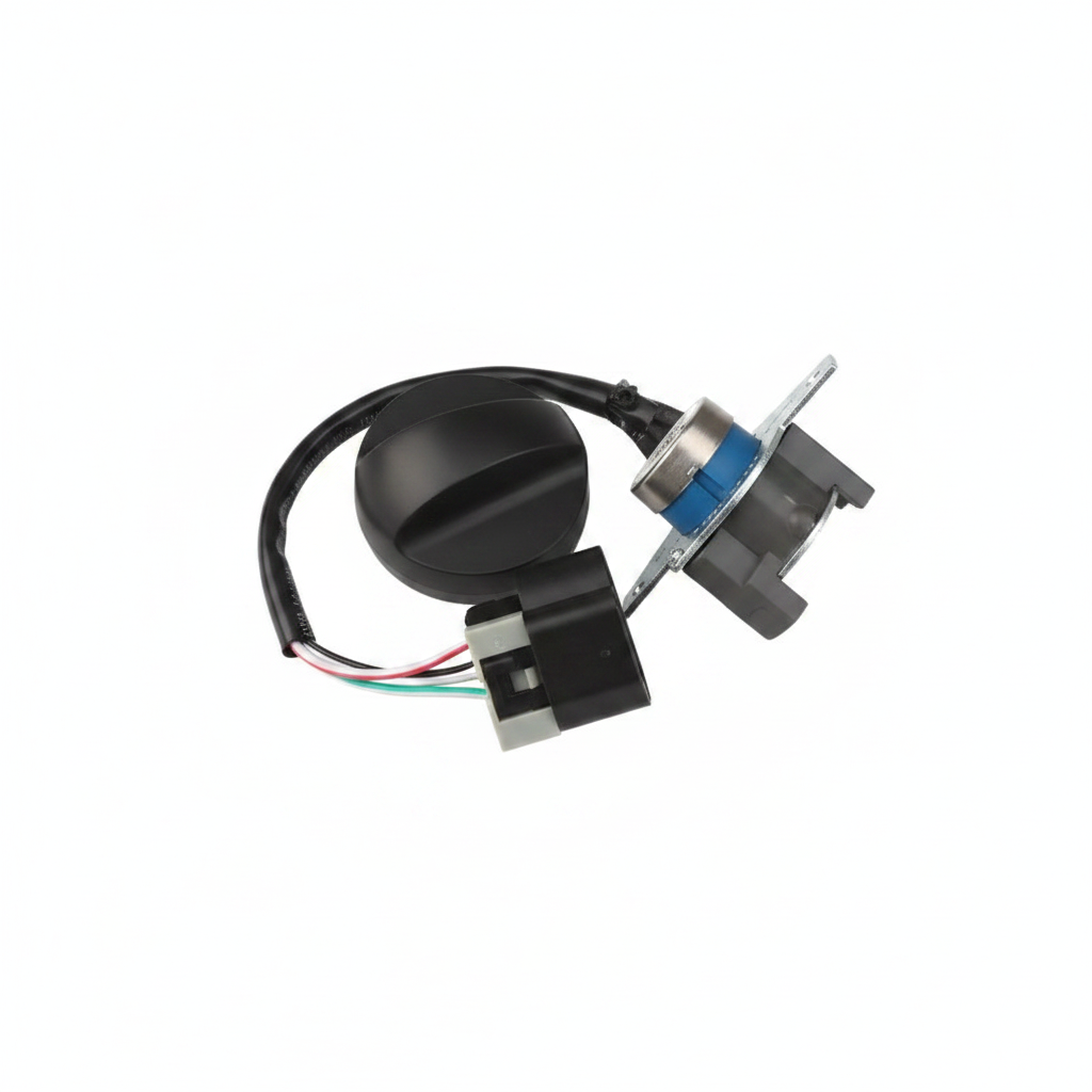 Throttle Knob White Background